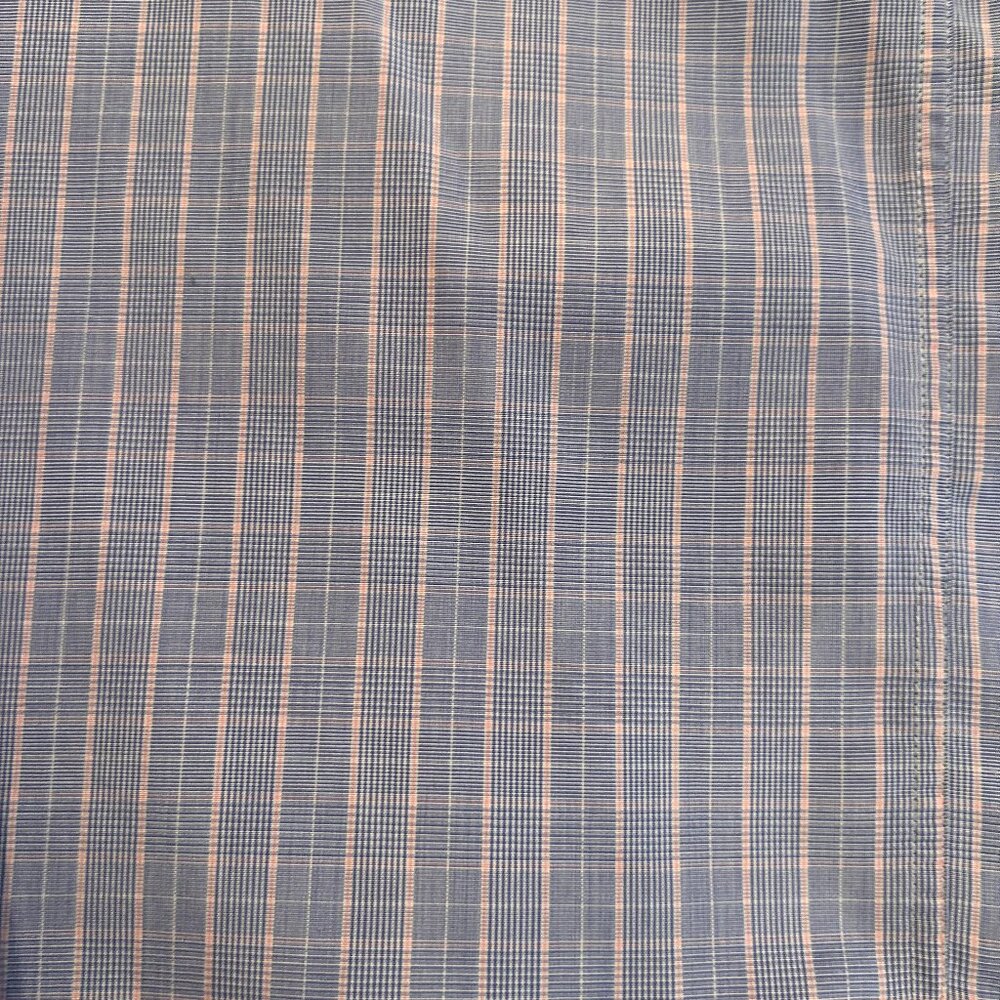 Ralph Lauren Purple Label Mens long sleeve Shirt blue/pink plaid sz M - Picture 3 of 5